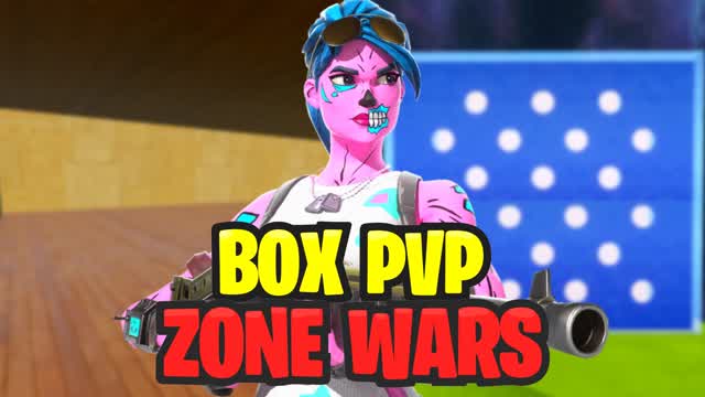 📦BOX PVP & ZONE WARS🌀 — Fortnite Creative map cover art