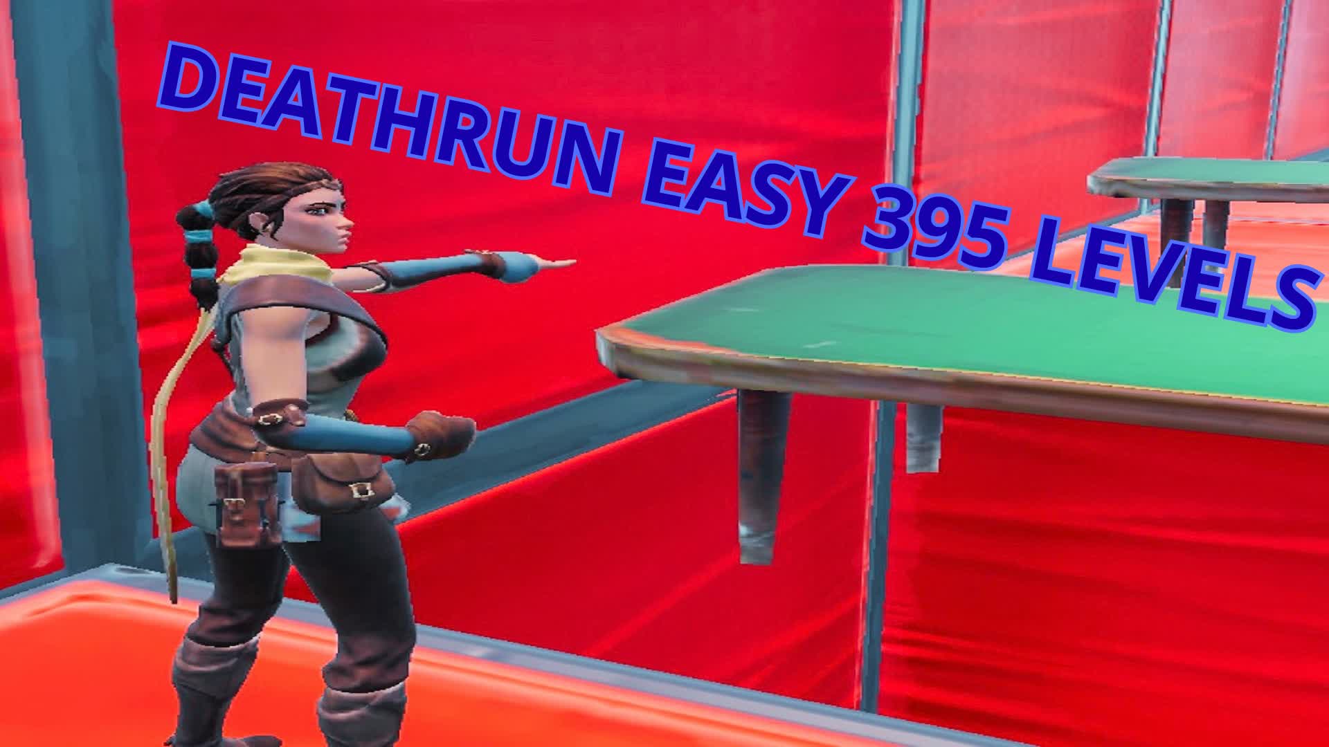 DEATHRUN EASY 395 LEVELS — Fortnite Creative map