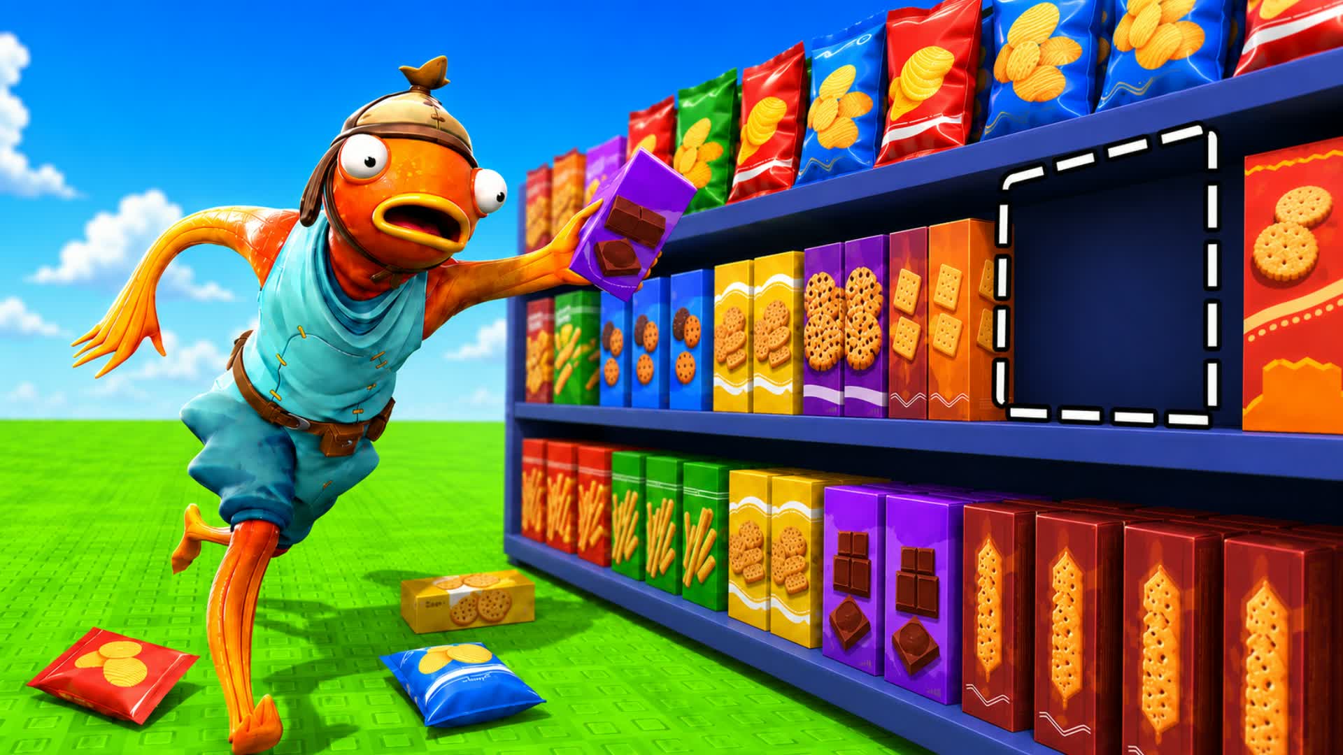 CLEAN THE SUPERMARKET — Fortnite Creative map