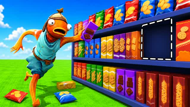 CLEAN THE SUPERMARKET — Fortnite Creative map cover art