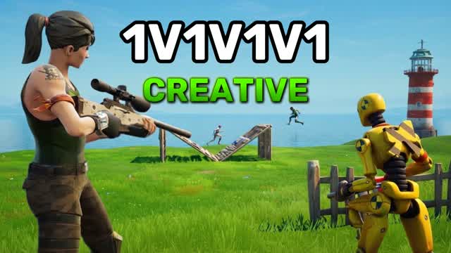 1V1V1V1 CREATIVE SPEED REALISTICS — Fortnite Creative map cover art