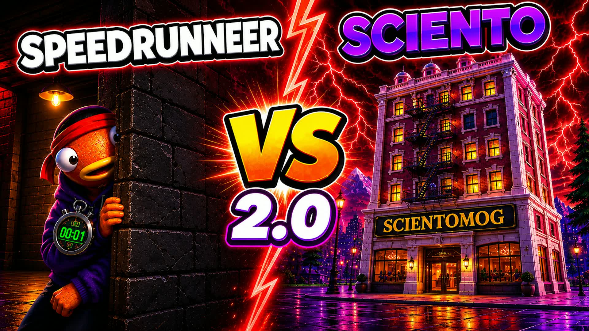 🏃Raid the Scientomog 2.0 — Fortnite Creative map