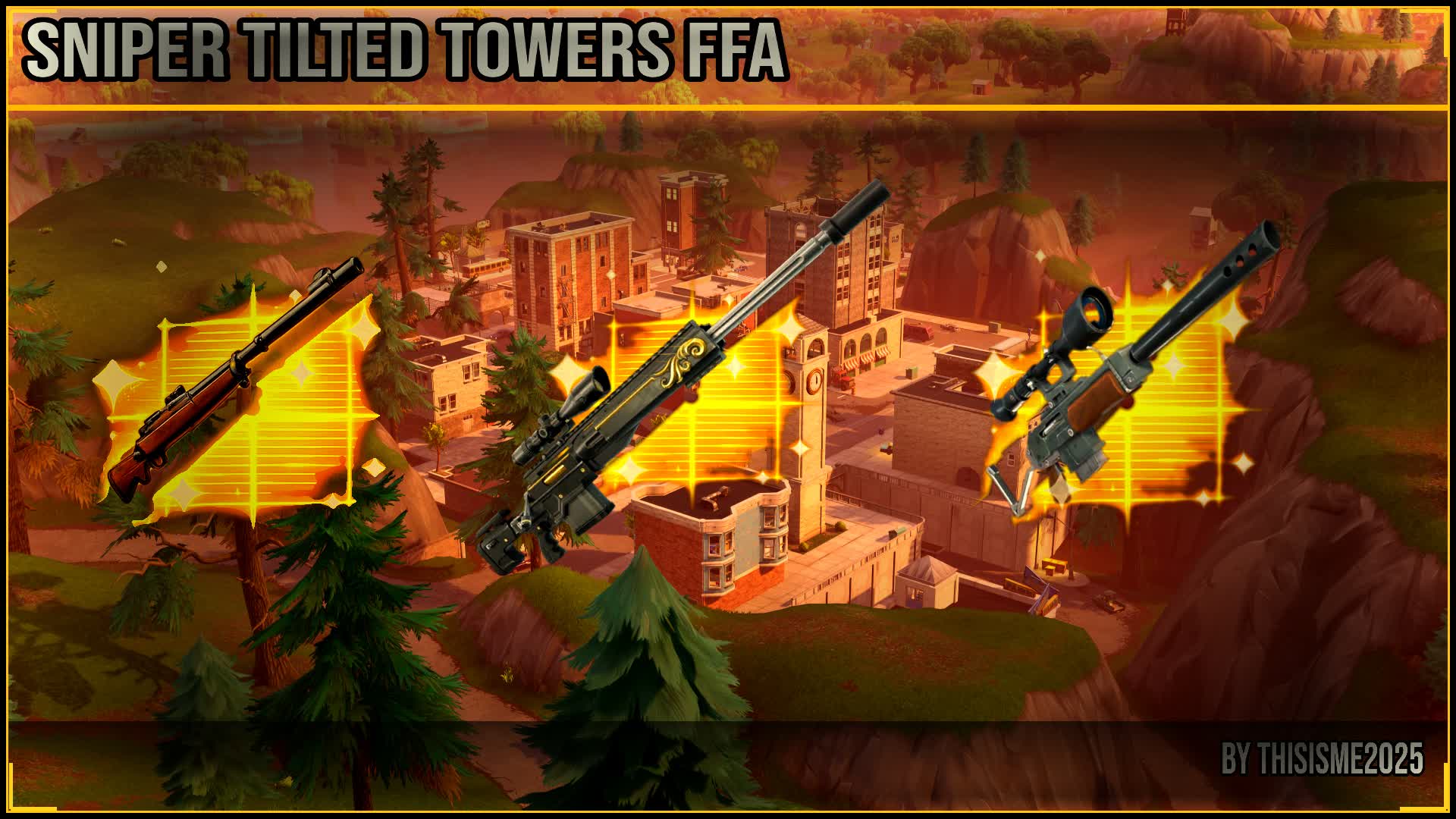 TIlted Towers Sniper FFA — Fortnite Creative map