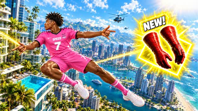 🎯GUN GAME --SPIDER😎 — Fortnite Creative map cover art