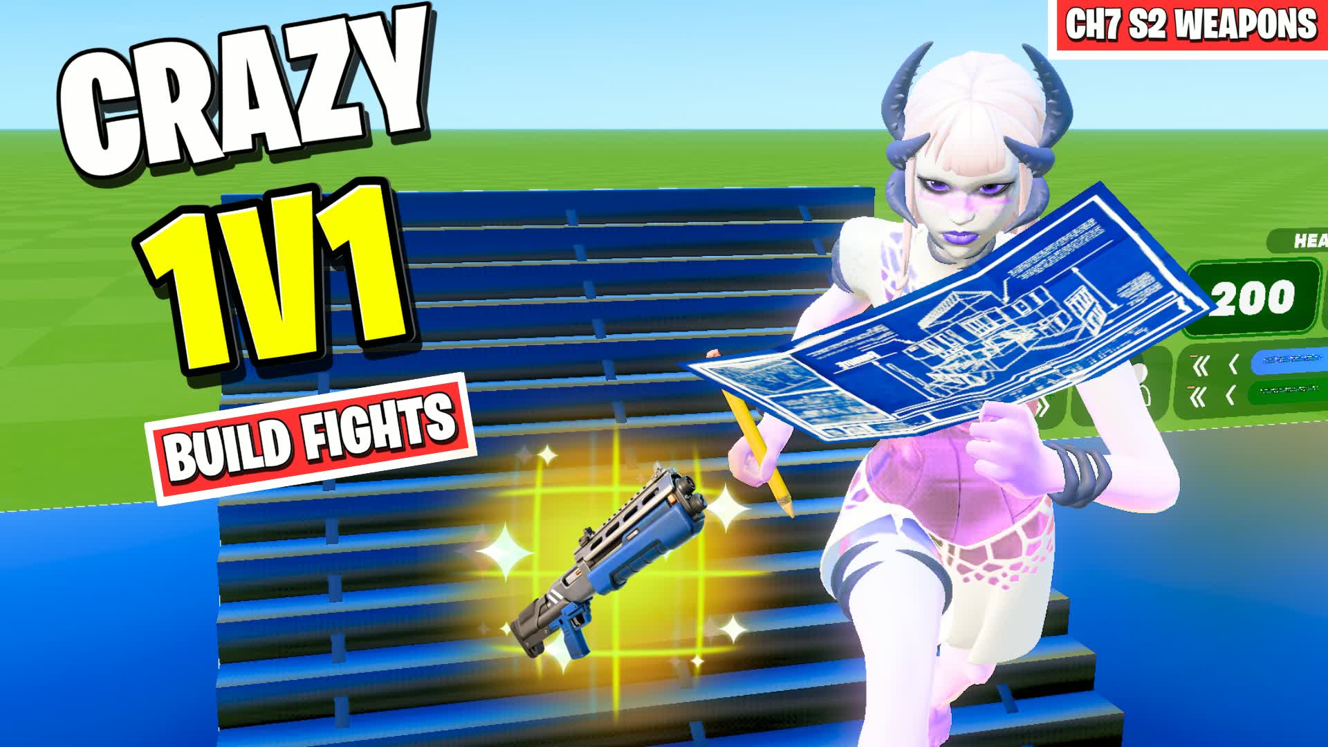 DIVISION 1 | 1v1 Build Fights [kijarssf] — Fortnite Creative map