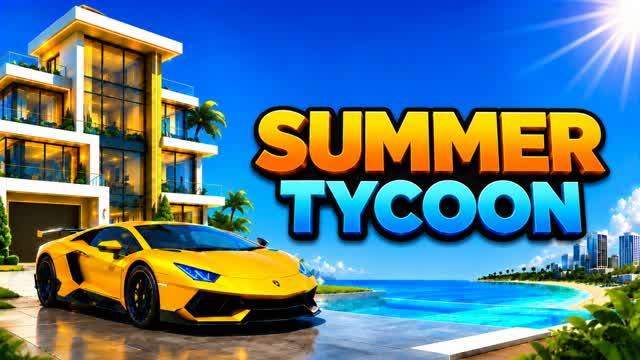 MEGA SUMMER TYCOON — Fortnite Creative map