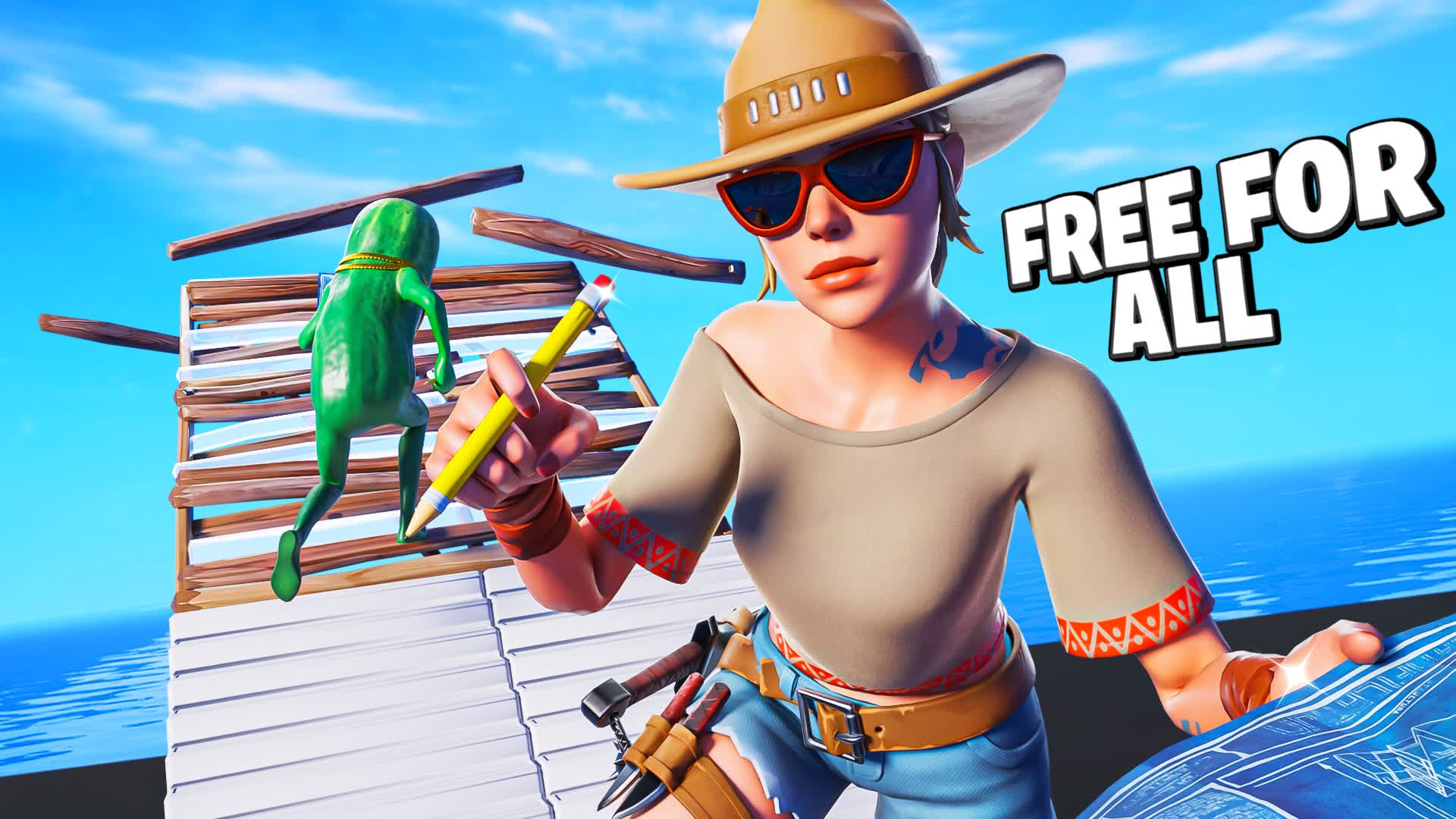 MAKSENS 1V1-FREE FOR ALL — Fortnite Creative map