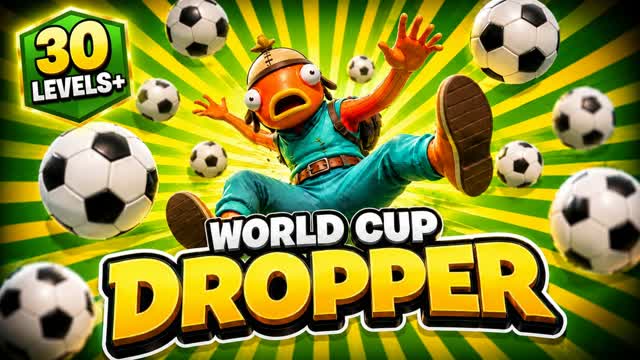 WORLD CUP DROPPER — Fortnite Creative map cover art