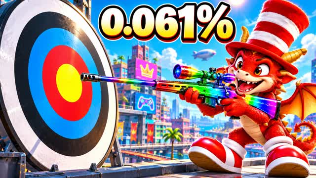 🍬 TRICKSHOT 80 LEVELS 🎃 CANDY RACE — Fortnite Creative map