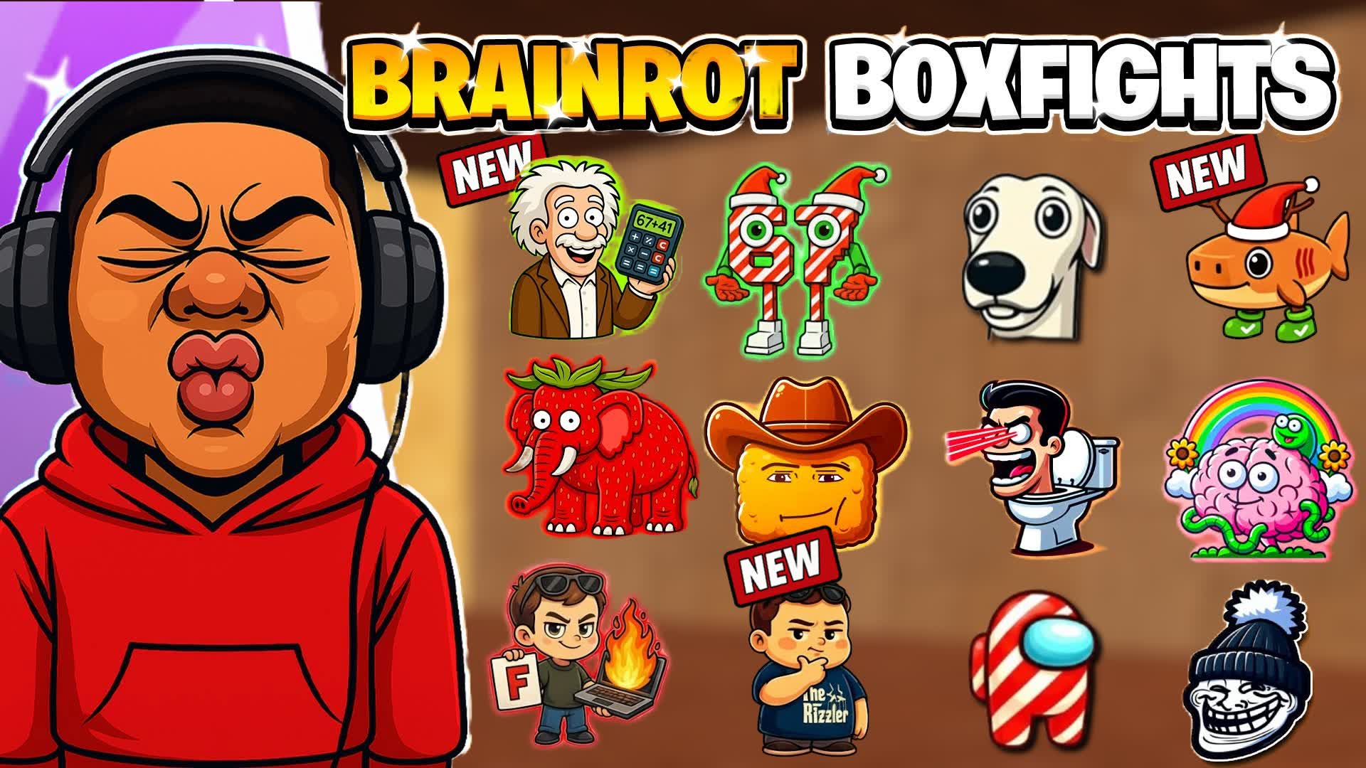 ULTIMATE BRAINROT BOXPVP😂 — Fortnite Creative map