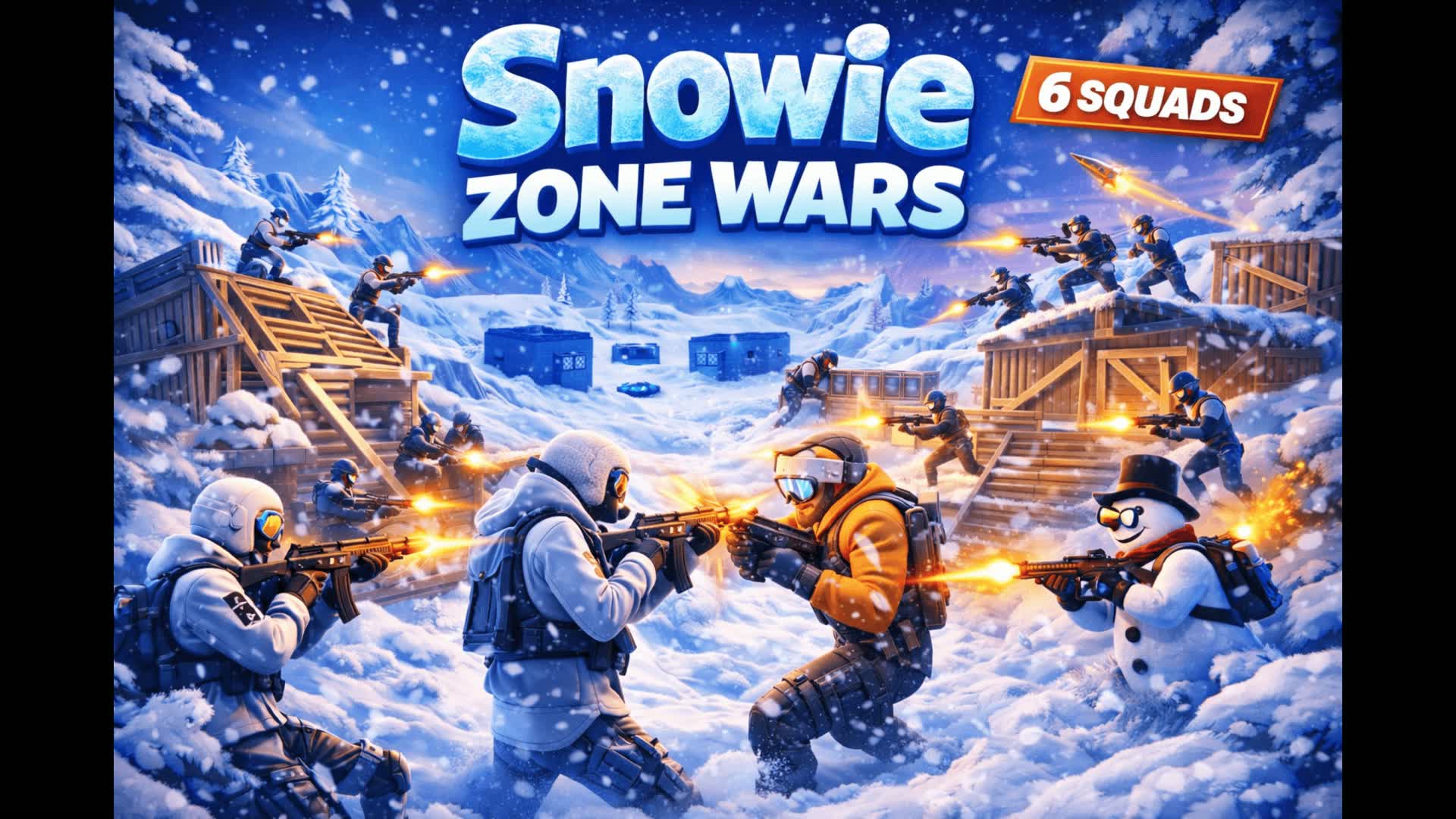Snowie Zone Wars 🥶☃️❄️ — Fortnite Creative map