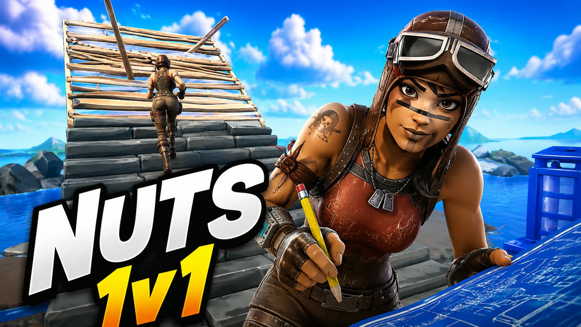 Nuts 1v1 — Fortnite Creative map