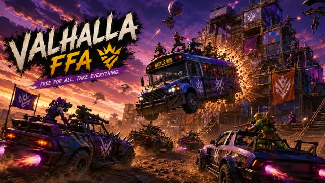 Valhallah FFA — Fortnite Creative map