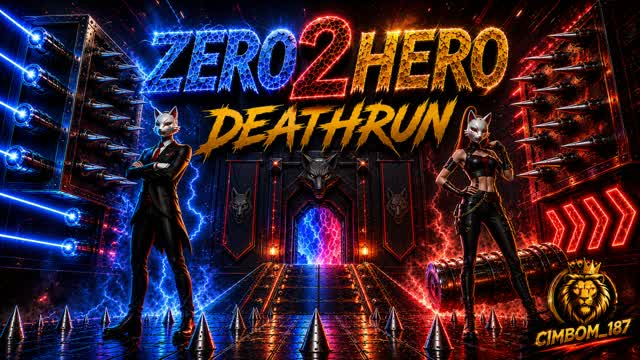 ZERO 2 HERO DEATHRUN — Fortnite Creative map