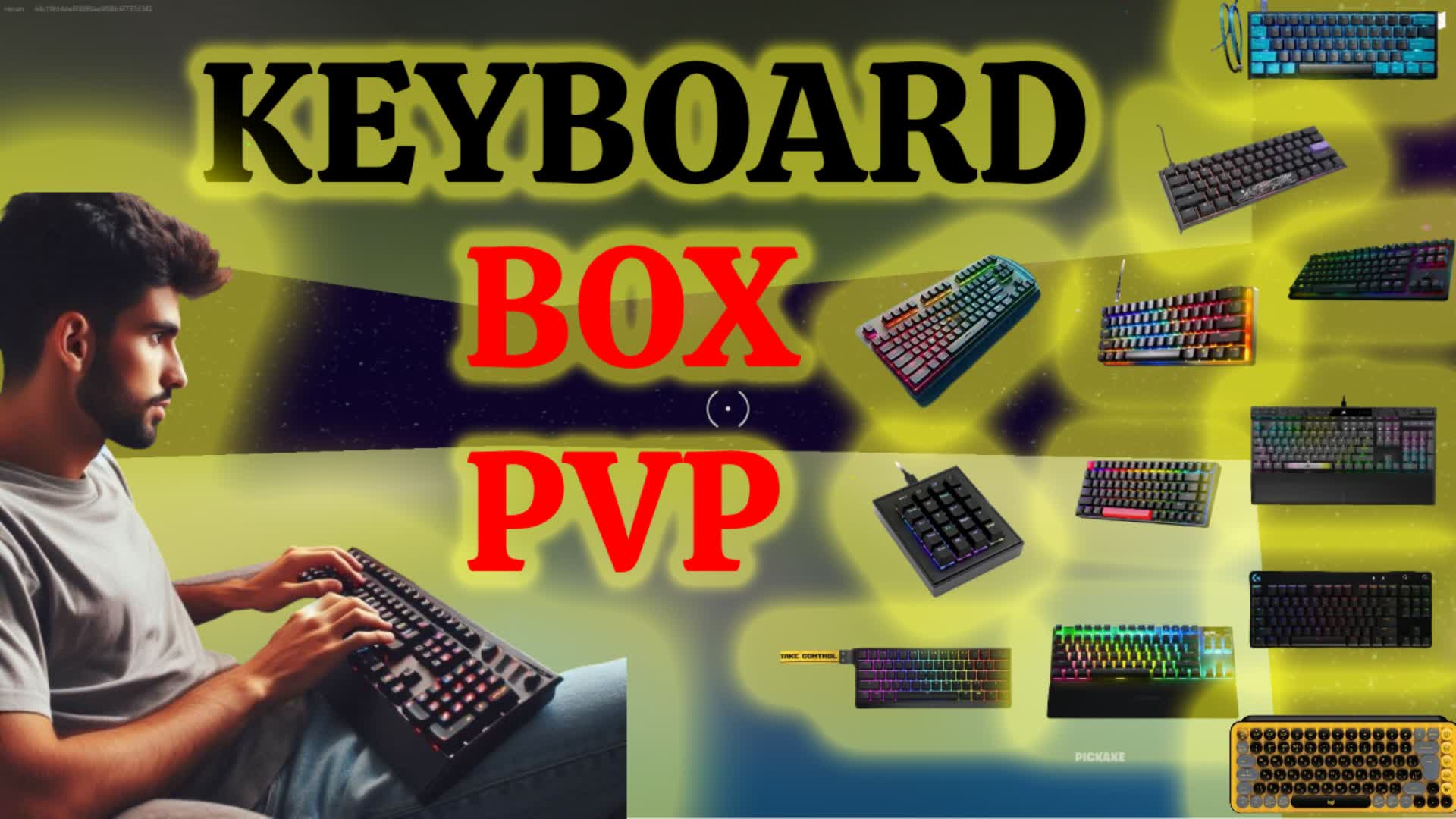 KEYBOARD BOX PVP with abilitites — Fortnite Creative map