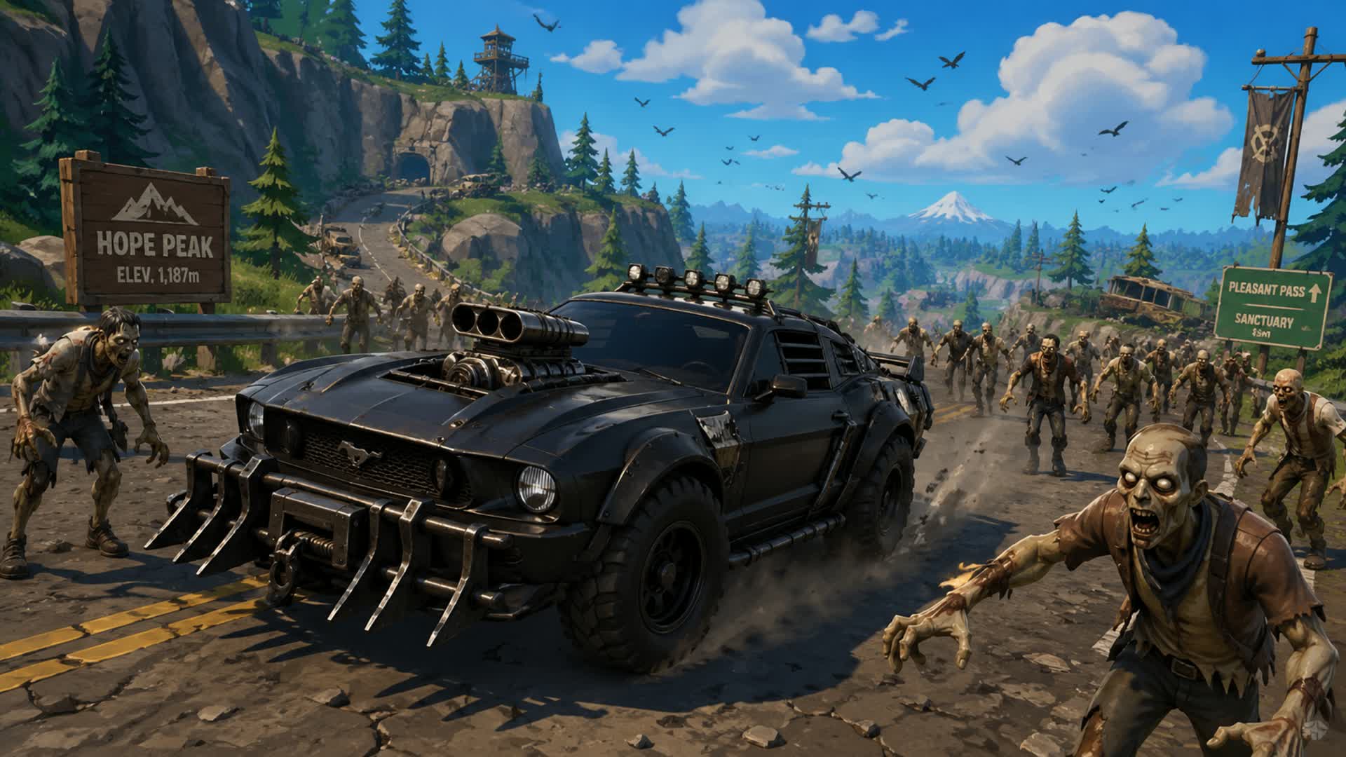 Mountain Drive 🌄 TWDU 🧟 — Fortnite Creative map