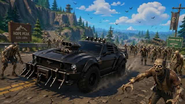 Mountain Drive 🌄 TWDU 🧟 — Fortnite Creative map