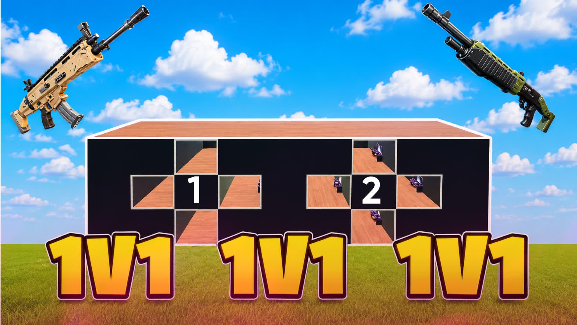 PRO ZONE WARS 1V1V1V1 Chapter 1-7 — Fortnite Creative map