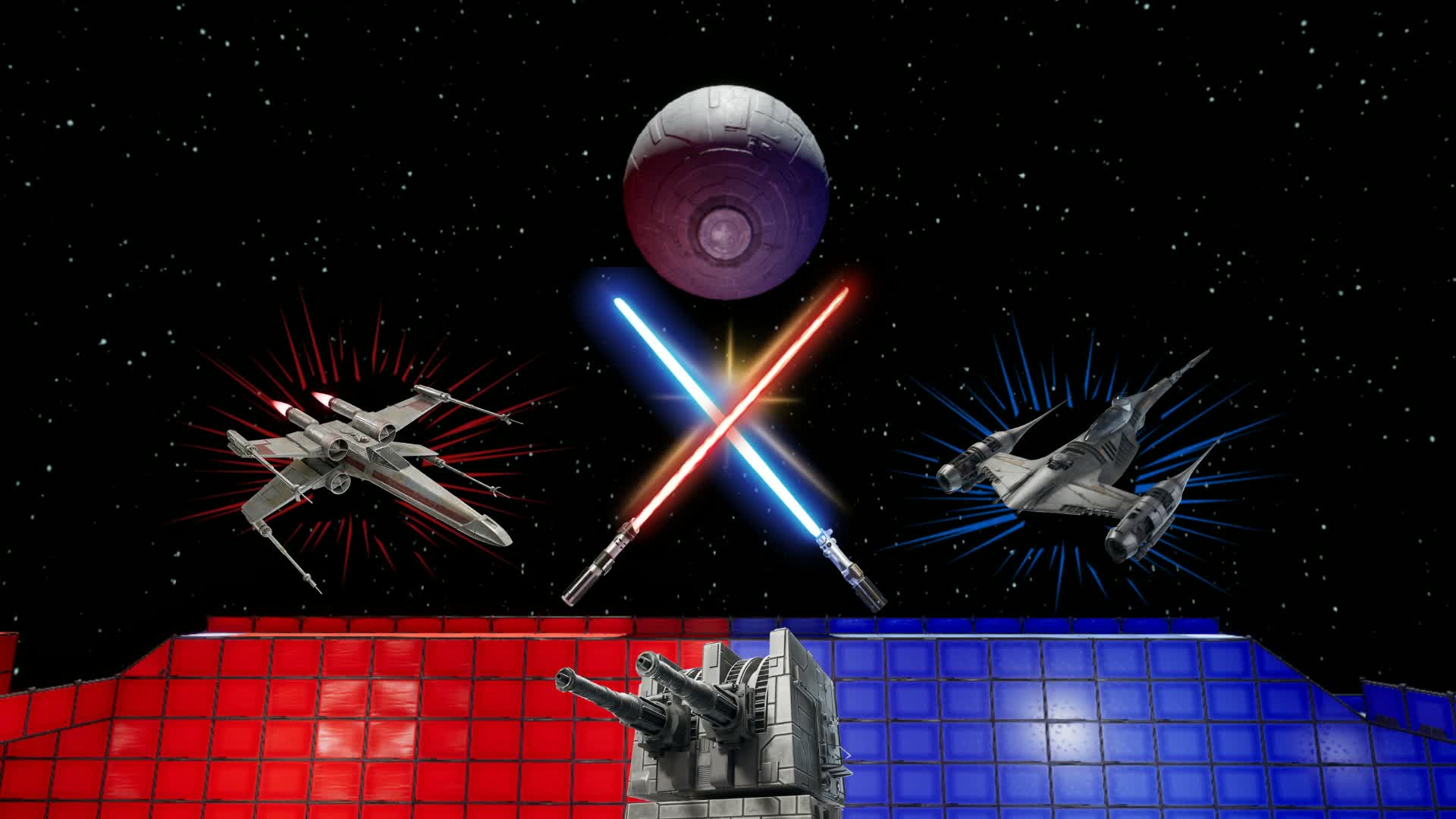 Star Wars HERO Red vs Blue🔴🔵 — Fortnite Creative map