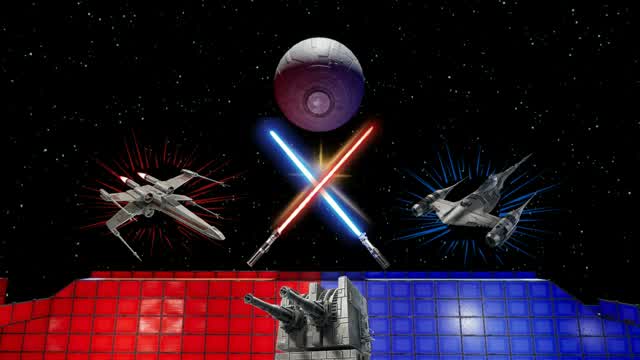 Star Wars HERO Red vs Blue🔴🔵 — Fortnite Creative map