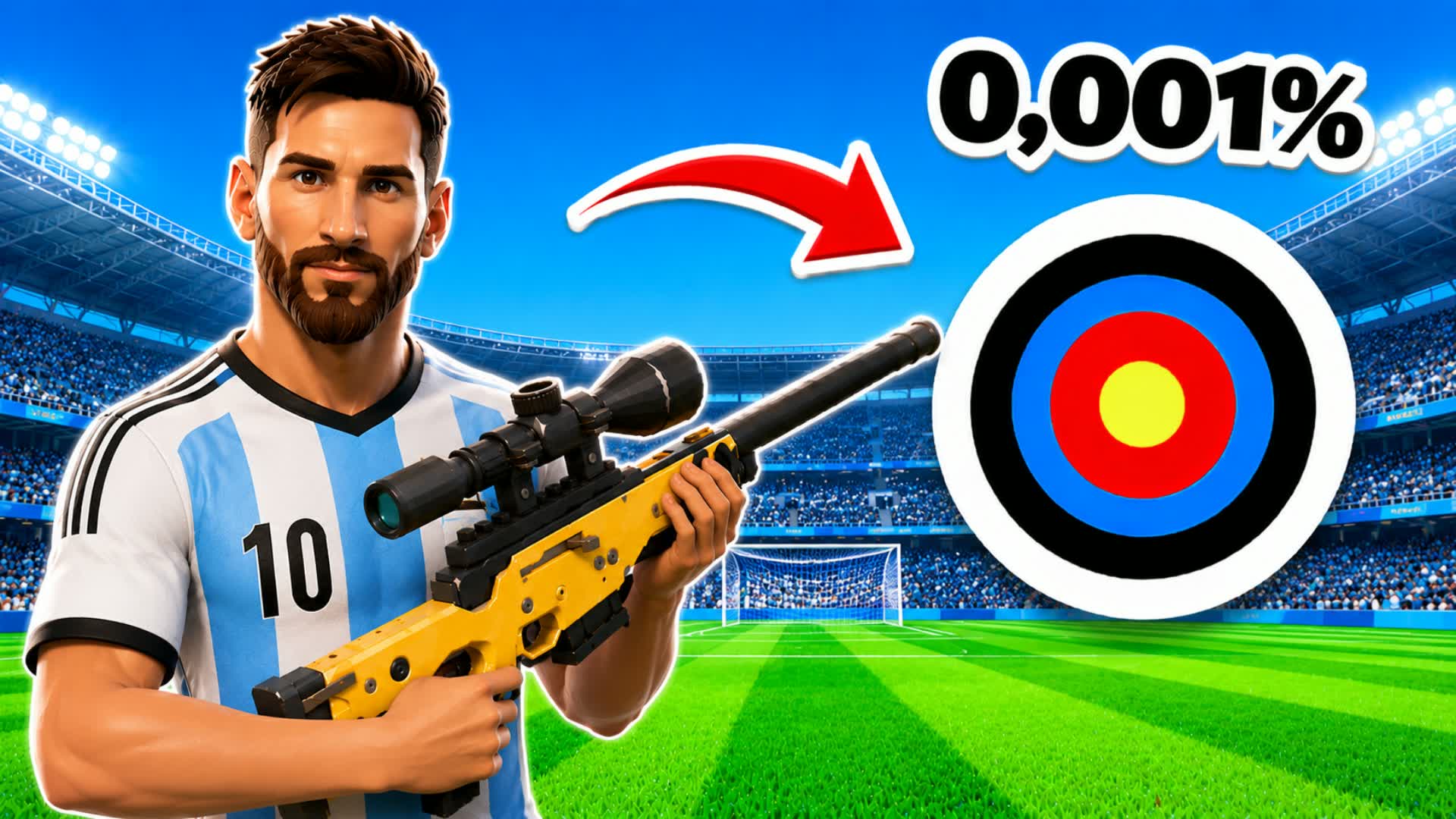 WORLD CUP TRICK SHOT PARKOUR ⚽🏆 — Fortnite Creative map