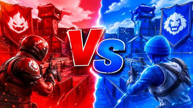 red vs blue zb by gwe — Fortnite Creative map