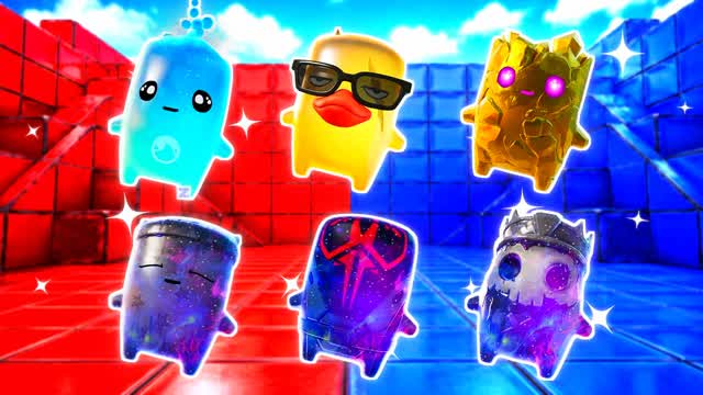 RED VS BLUE VALIANT TURN 🔴🔵 — Fortnite Creative map cover art