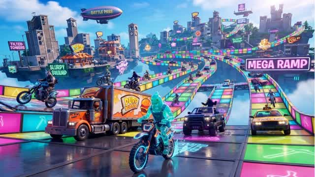 ROAD WARRIORS - CAR GAME 2026 — Fortnite Creative map
