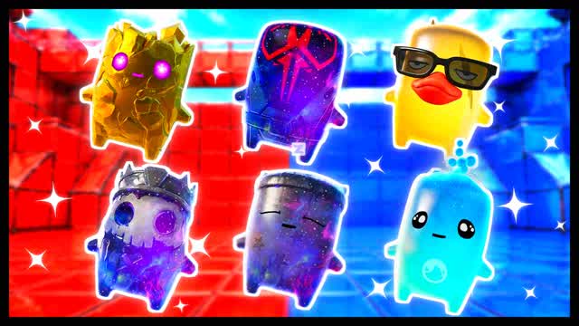 BLUE VS RED ASTRO GLEAM 🔵🔴 — Fortnite Creative map cover art