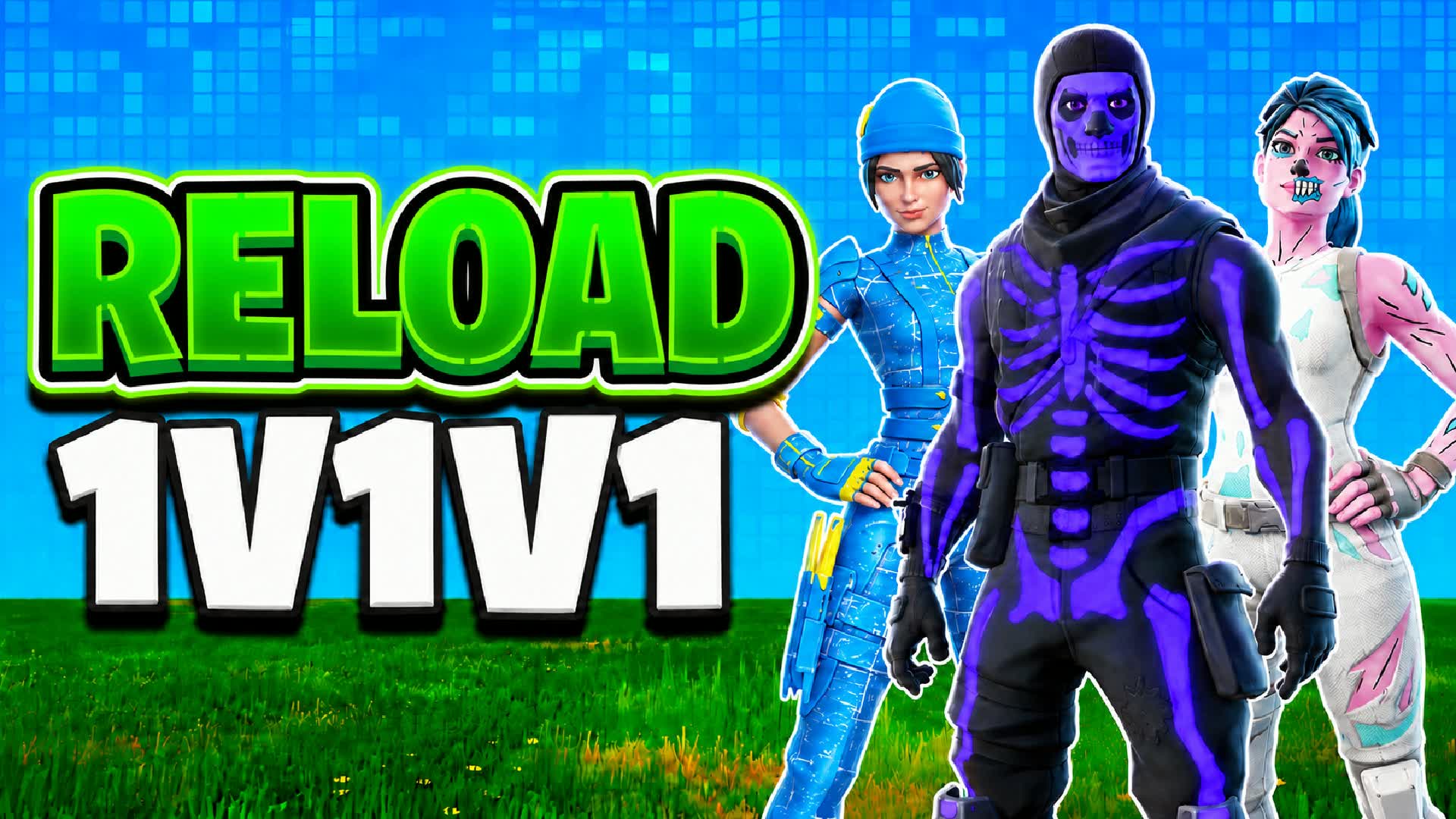 1v1v1 SKINS RELOAD TIKTOK - سوبر تلتد — Fortnite Creative map