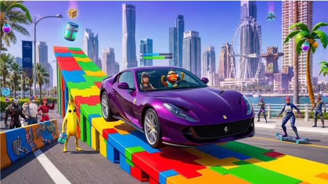 Ramp  CAR GAME 2.0 — Fortnite Creative map