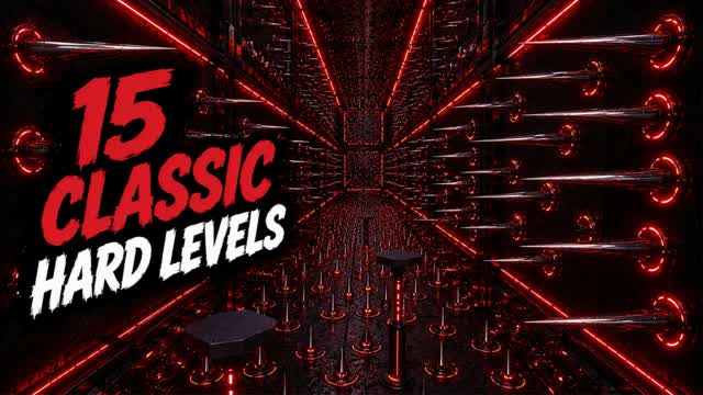 15 CLASSIC HARD LEVELS — Fortnite Creative map