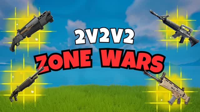 2V2 REALISTICS ZONE WARS! — Fortnite Creative map