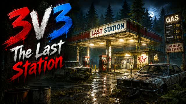 3V3 ⛽ The Last Station — Fortnite Creative map cover art