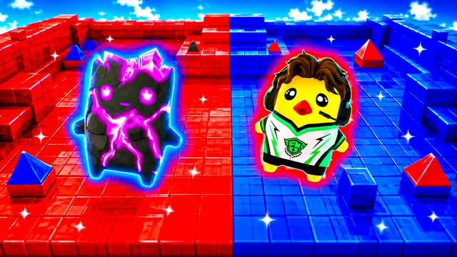 SUAREZ RED VS BLUE 🔴🔵 BOTTLE — Fortnite Creative map cover art