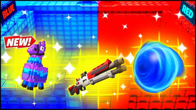 RED VS BLUE MIND MAP 🔴🔵 — Fortnite Creative map