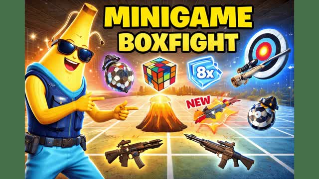 Minigames BoxFighting pvp — Fortnite Creative map
