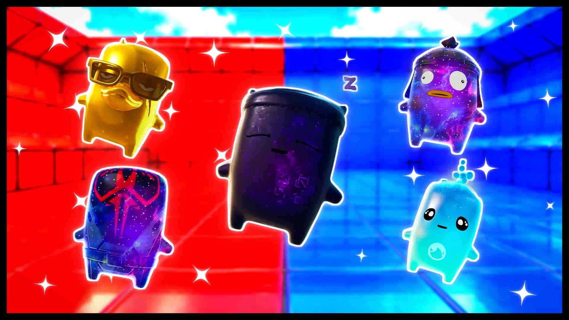 LEGEND EYES UP BLUE VS RED 🔵🔴 — Fortnite Creative map