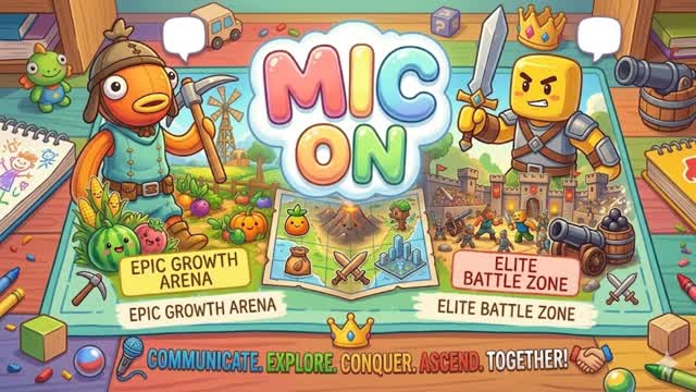 🎤 MIC ON — Fortnite Creative map