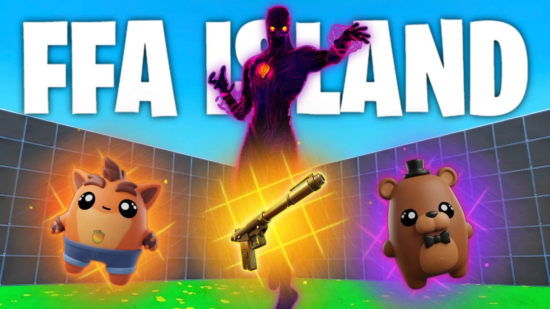 Crazy Island FFA [NEW WEAPONS] 1V1 — Fortnite Creative map