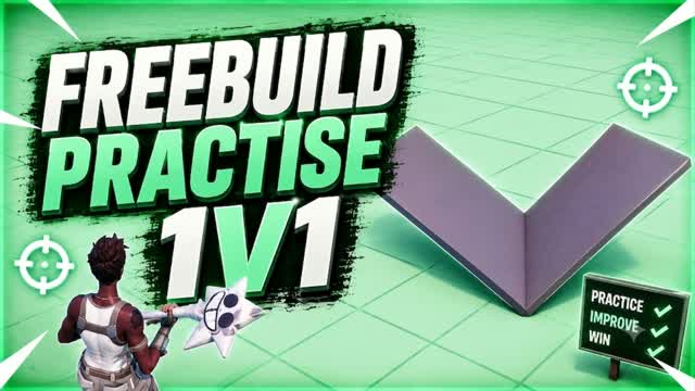 Freebuild Practise 1v1 — Fortnite Creative map cover art