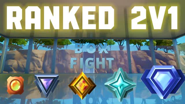 BOX FIGHT 2V1 RANKED — Fortnite Creative map