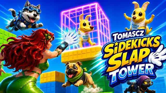 TomasCz Sidekicks Slap Tower Parkour — Fortnite Creative map