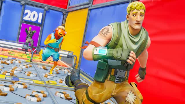 super parkour — Fortnite Creative map cover art