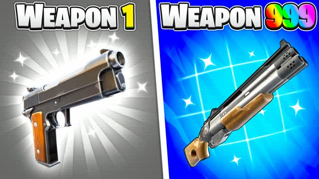 SUMMER SPRING GUN GAME🔫ONE SHOT🎯 — Fortnite Creative map