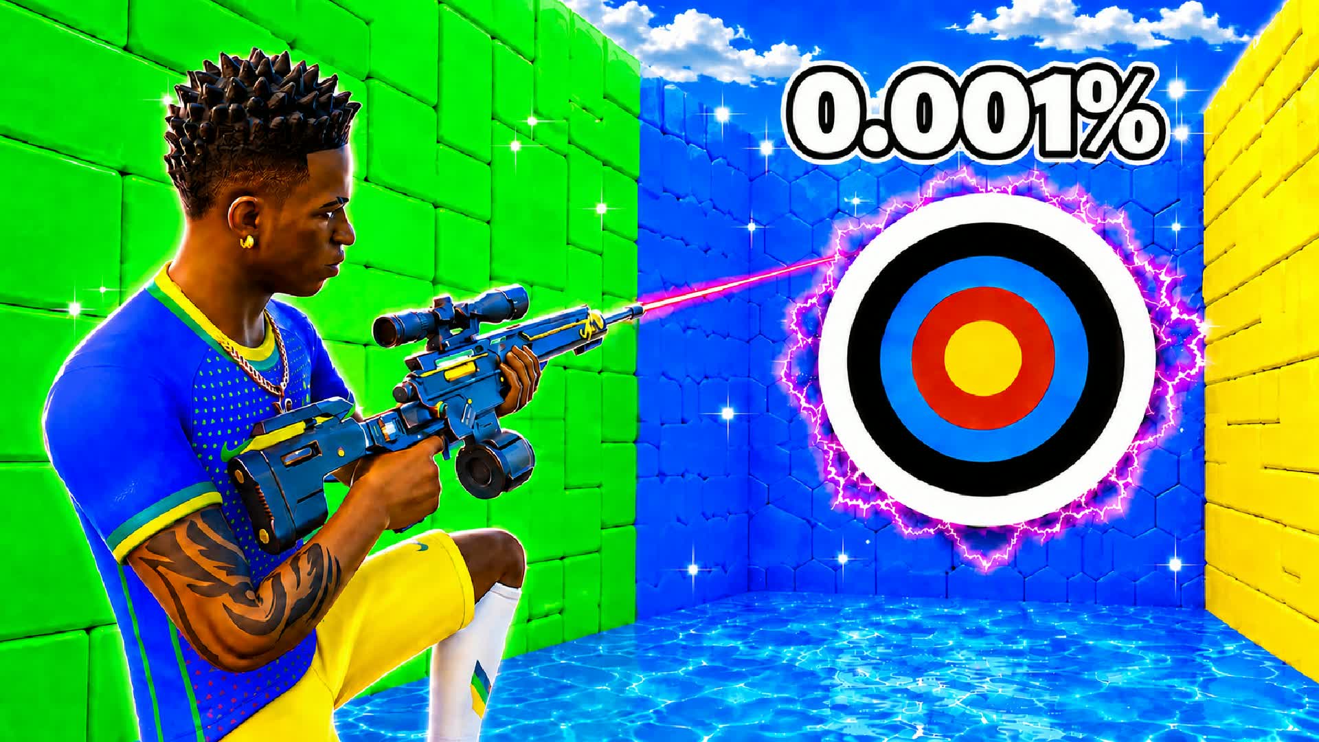 TRICKSHOT PARKOUR DAI DAI 90+ — Fortnite Creative map