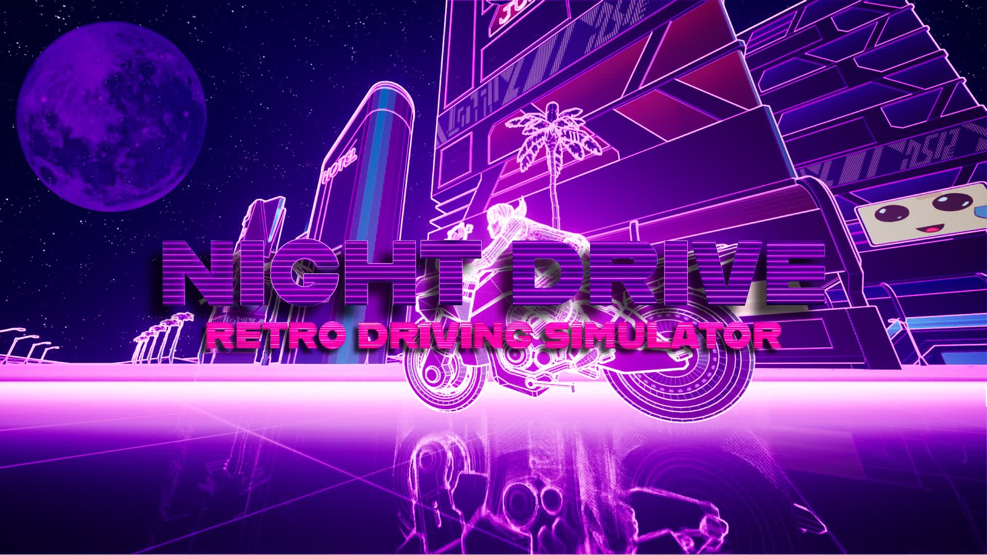 Night Drive | Retro Driving Simulator — Fortnite Creative map