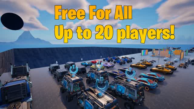Free For All with every Gun — Fortnite Creative map cover art