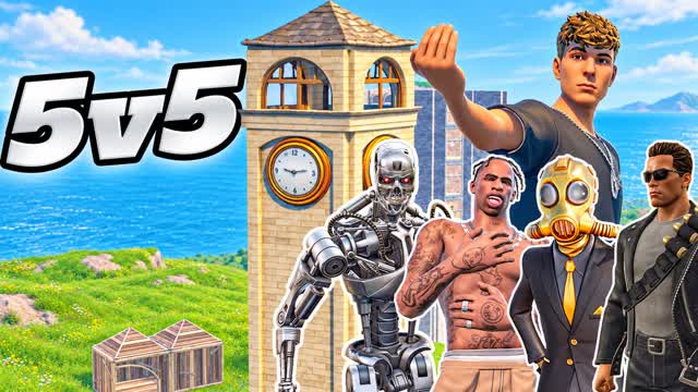 5X5 5C5 5V5 3DH — Fortnite Creative map