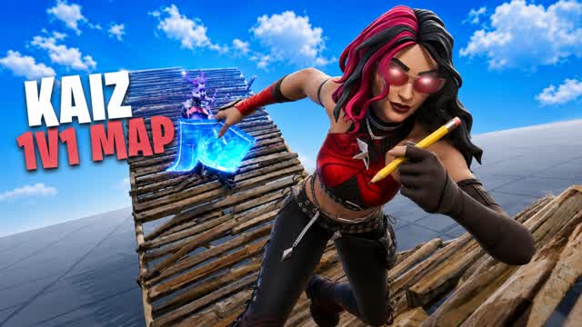 Kaiz 1v1 Build Fights (200 Pumps) — Fortnite Creative map cover art